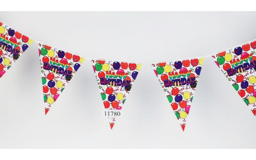 שרשרת דיגלונים בלונים רקע לבן