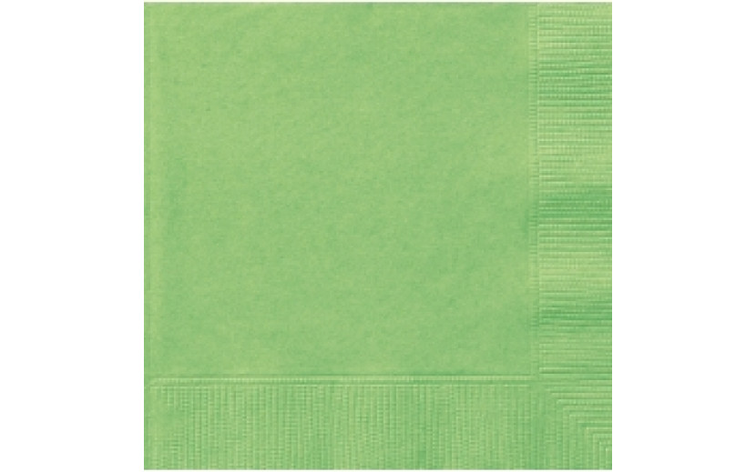 סט 20 מפיות צבע ירוק תפוח