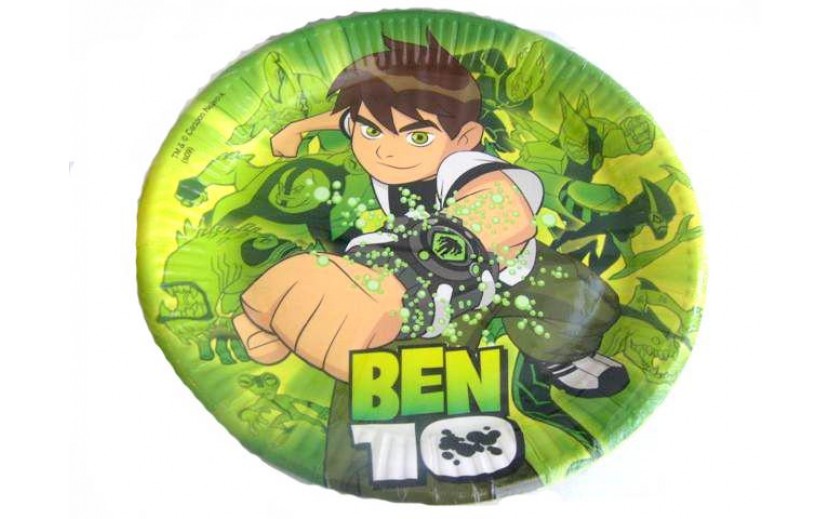 10 צלחות בן 10 גודל 23