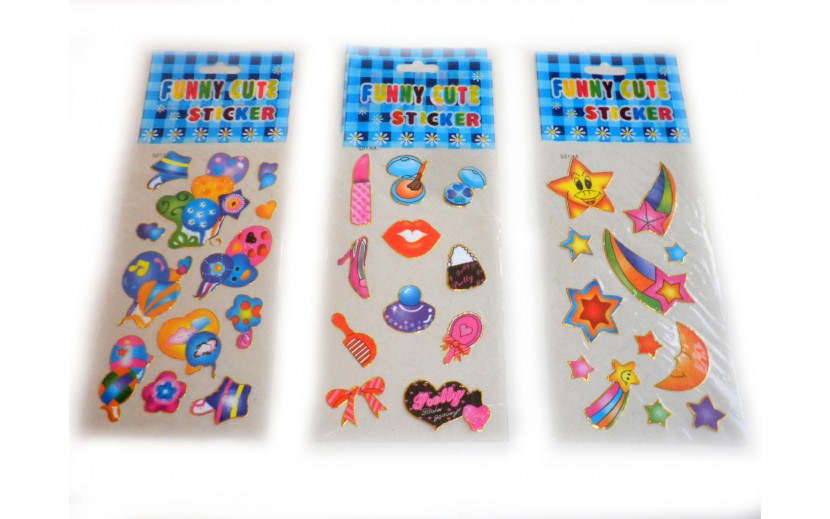 מדבקות מדליקות בשלל צבעים וצורות