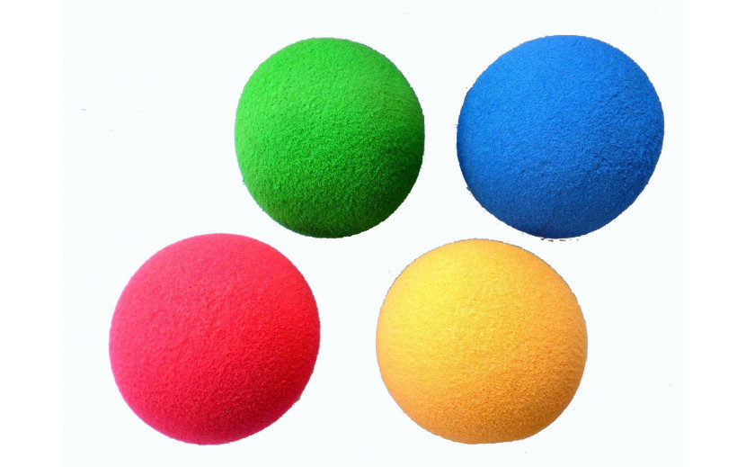 כדורי ספוג 12 סמ קוטר צבעוניים