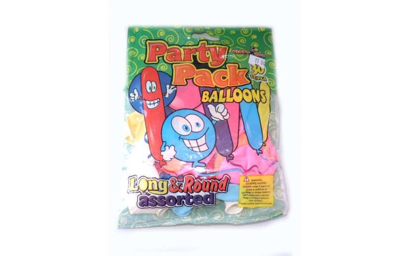 30 בלוני צורות איכותיים