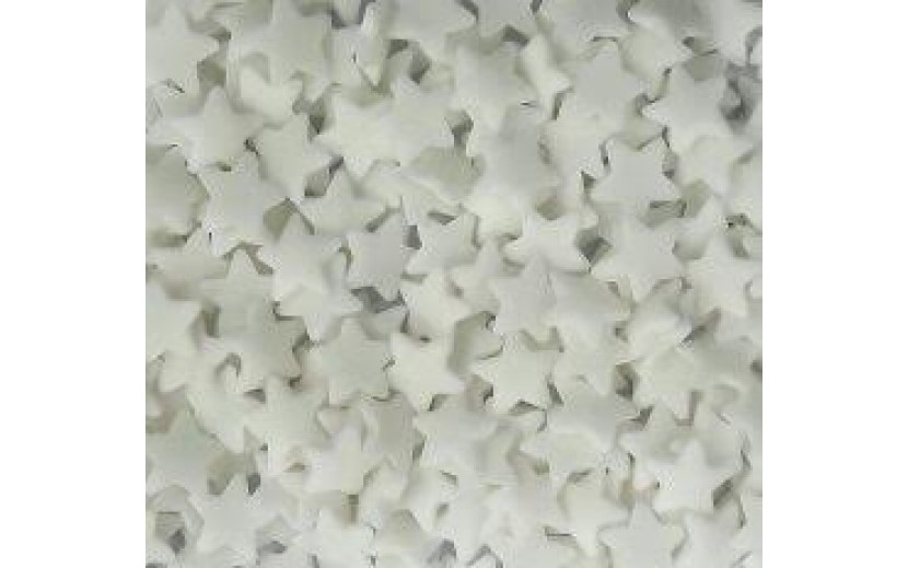 סוכריות כוכבים מרהיבות צבע לבן