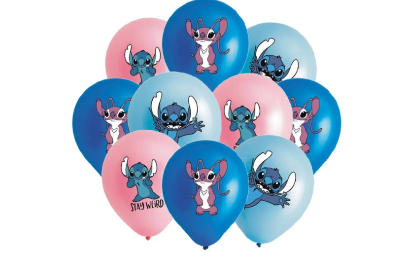 מארז 10 בלונים דגם סטיץ