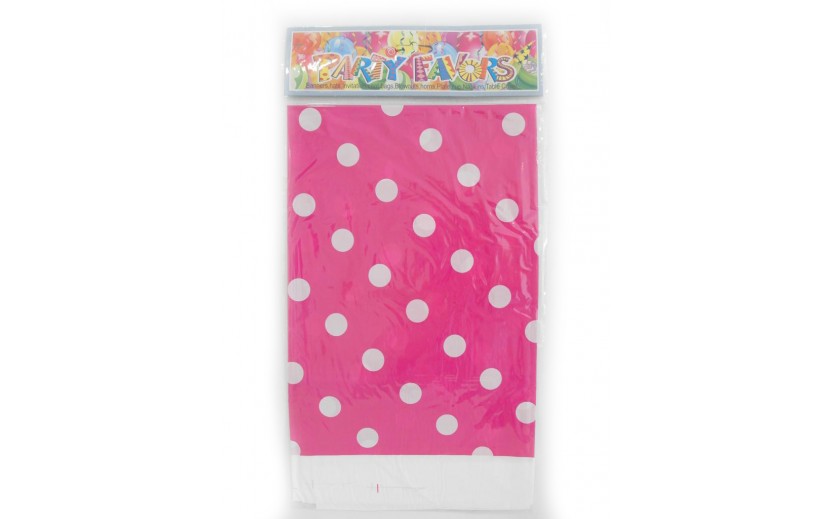 מפת שולחן נקודות גדולות ורוד