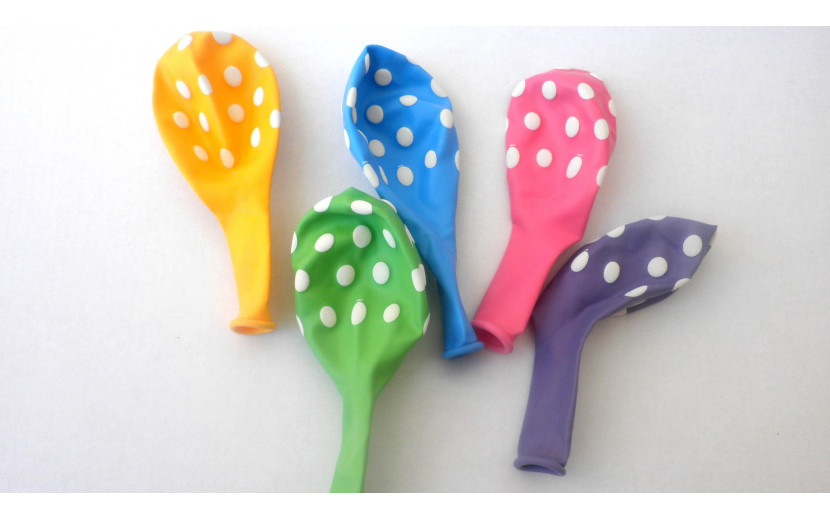 בלוני נקודות מרהיבים בשלל צבעים