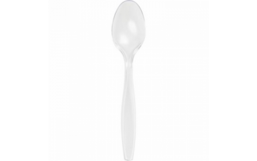 סט 50 כפות שקופות קשיחות