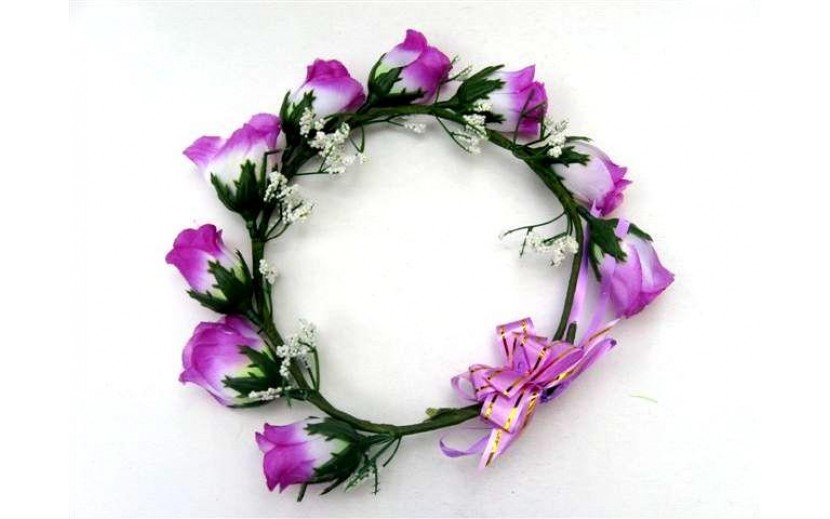 זר פרחים סגול