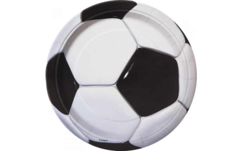 סט צלחות דגם כדורגל