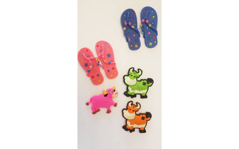 מגנטים מדליקים צבעוניים במבחר דוגמאות