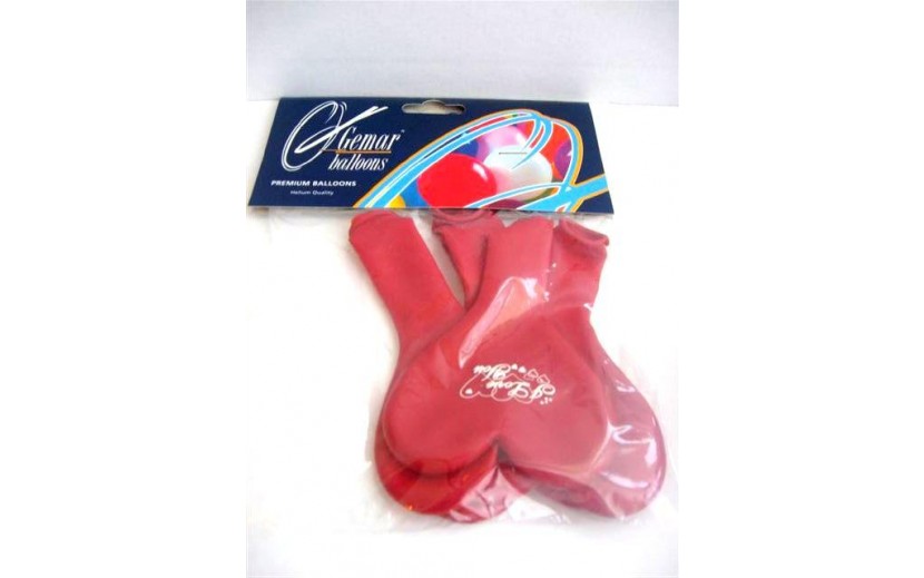 5 בלוני לב גדולים מרהיבים