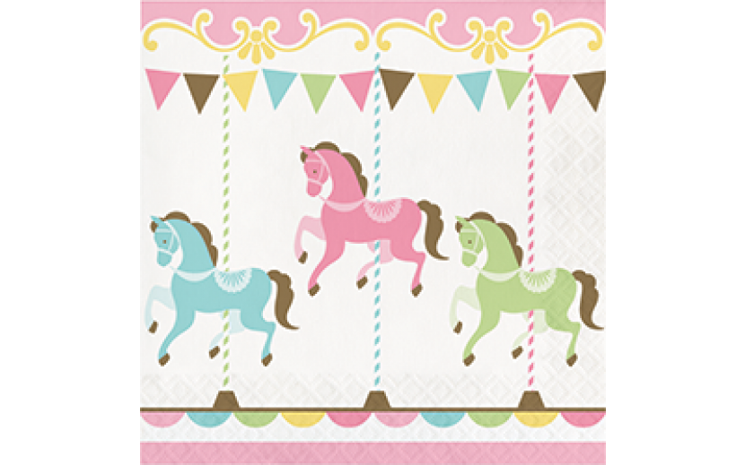 מארז מפיות קרוסלת סוסים מרהיבה