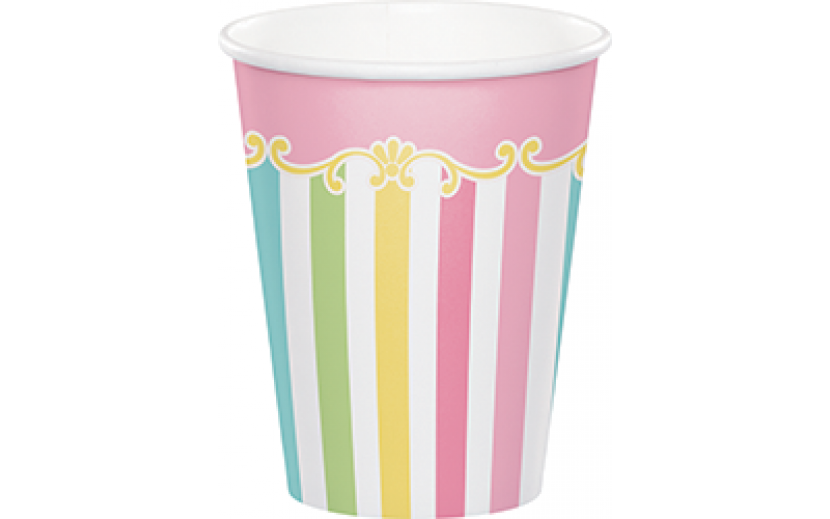 כוסות חם/קר דגם קרוסלת סוסים מרהיבה