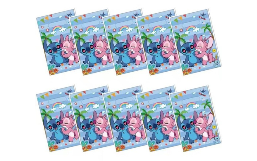 מארז 10 שקיות יום הולדת סטיץ