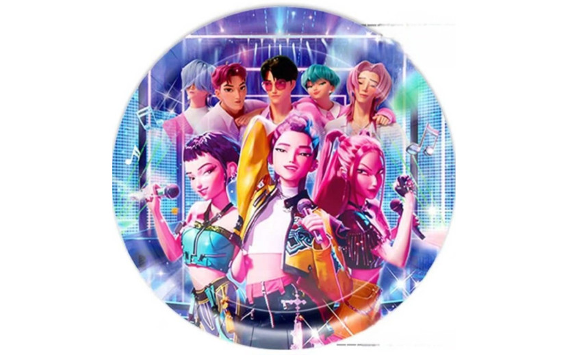  מארז צלחות 23 סמ קיי פופ