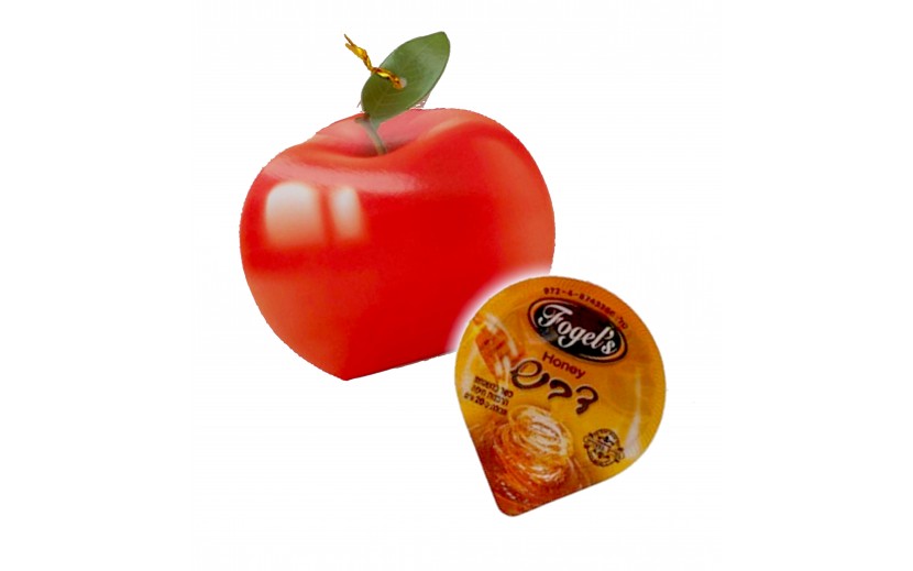 מארז בצורת תפוח עם דבש