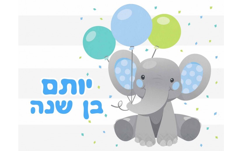 דף סוכר פילפילון תכלת 12