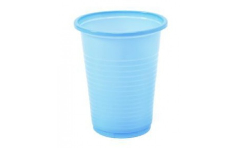 מארז 50 כוסות פלסטיק צבע  תכלת