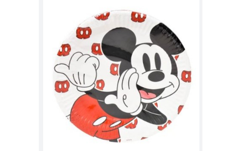 מארז צלחות נייר קטנות מיקי מאוס