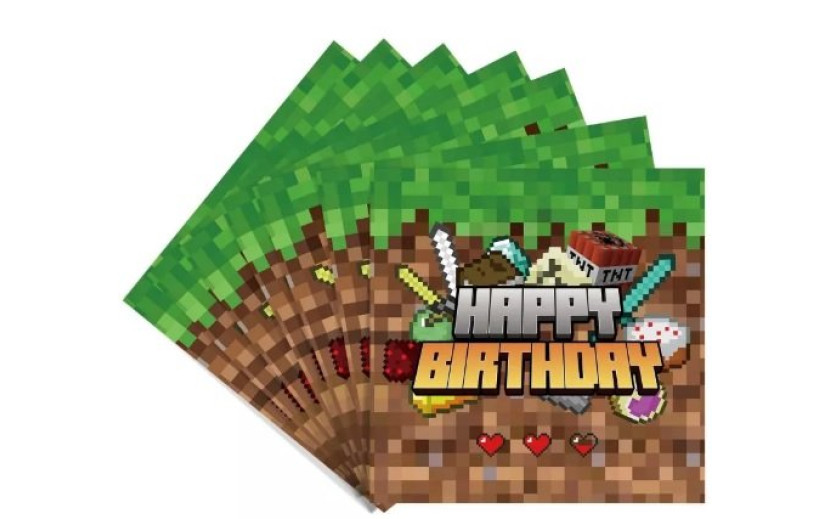 מארז מפיות מיינקראפט