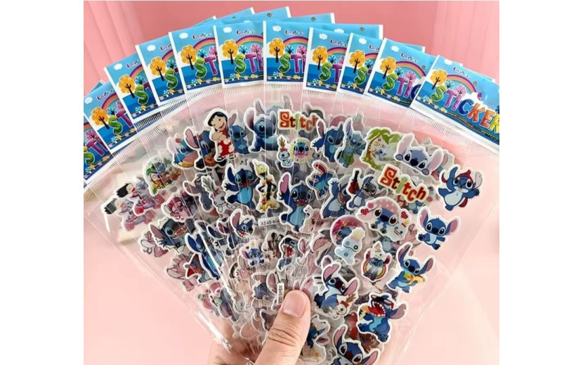 גיליון מדבקות בועה סטיץ