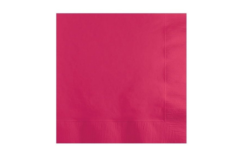 מארז 20 מפיות ורוד פוקסיה דו שכבתי  