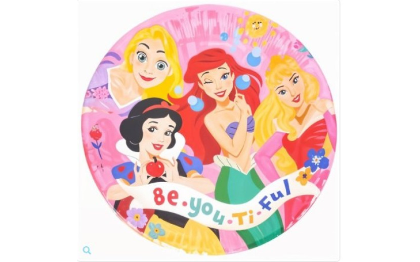  צלחות גדולות דגם נסיכות 