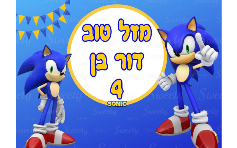 תמונה אכילה לעוגה סוניק 1