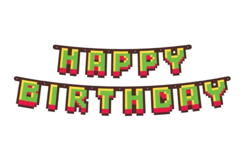 שרשרת HAPPY BIRTHDAY