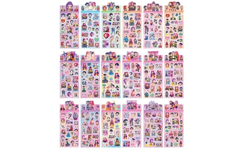 גיליון מדבקות קייפופ