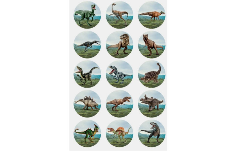 תמונה אכילה לקאפקייקס דינוזאורים 106