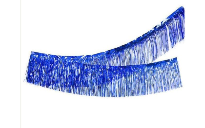 שרשרת פרנזים 3 מטר מרהיבה צבע כחול