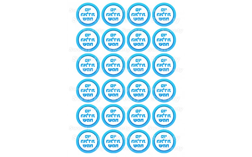 שקף טרנספר פסים תכלת 410
