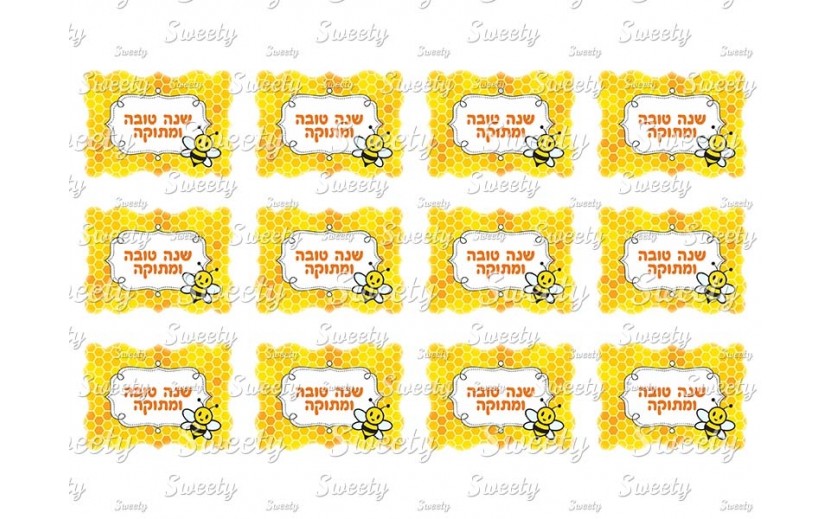 טרנספר ראש השנה תואם מסגרת מהודרת 25