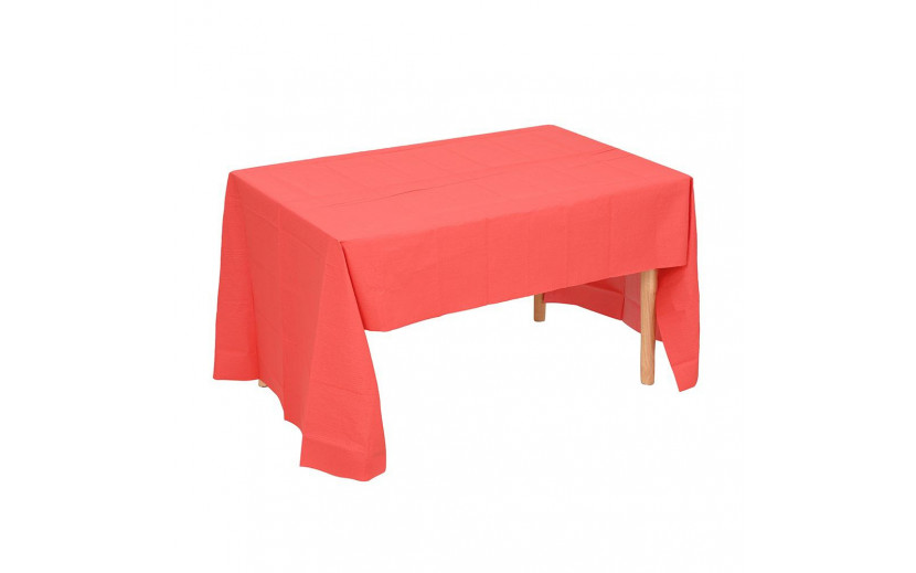מפת שולחן נייר צבע אדום 