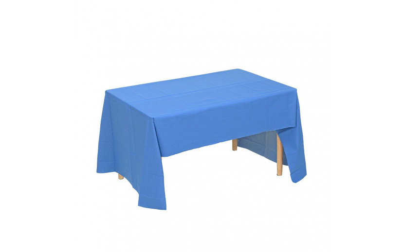 מפת שולחן נייר צבע כחול 
