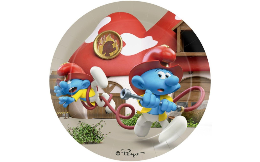 סט צלחות גדולות דרדסים