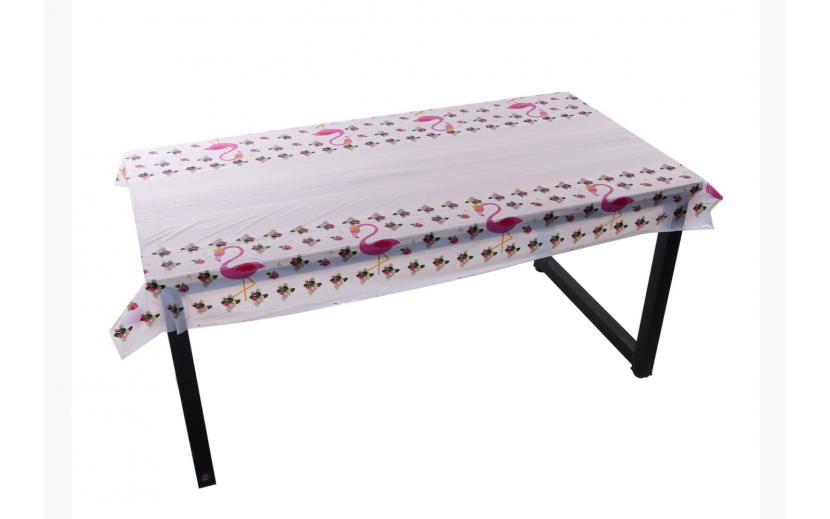 מפת שולחן ניילון דגם פלמינגו