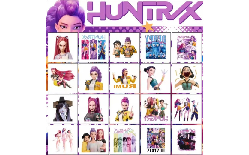 מארז 20 קעקועים דמויות קיי פופ