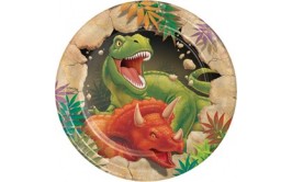 צלחות קטנות דגם דינוזאור