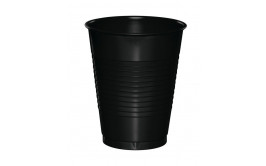מארז 40 כוסות פלסטיק צבע  שחור