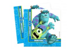 סט 20 מפיות דגם מפלצות