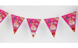 שרשרת דיגלונים ורוד עוגה