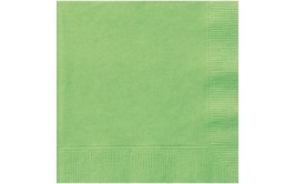 סט 20 מפיות צבע ירוק תפוח