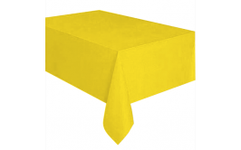 מפת שולחן ניילון צבע צהוב לימון