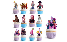 מארז 13 טופרים לקאפקייקס/עוגה דגם קיי פופ