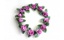 זר סגול פרחים