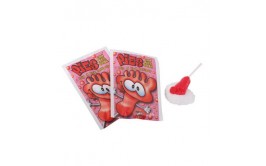 סוכריות רגל אבקה טעם דובדבן