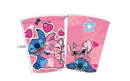 מארז 10 כוסות סטיץ ורוד