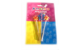 נר מספר 1 עם שני נרות כוכבים